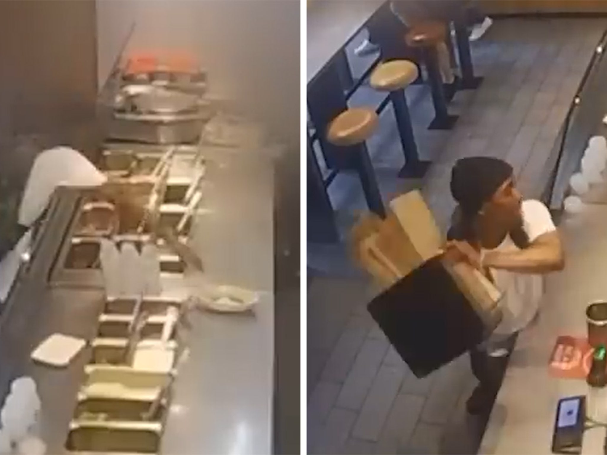 When the trash bag breaks while trying to take it out : r/Chipotle