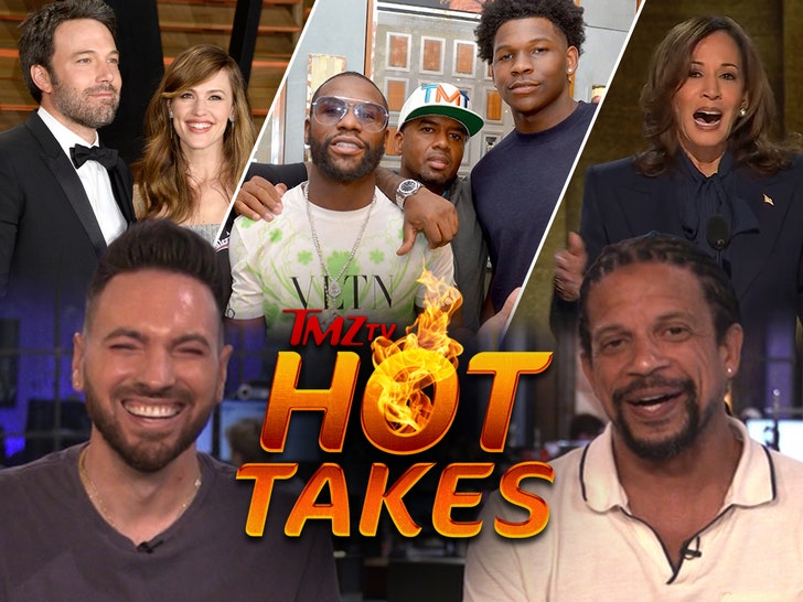 TMZ TV Hot Takes: Jennifer Garner, Kamala Harris, Anthony Edwards