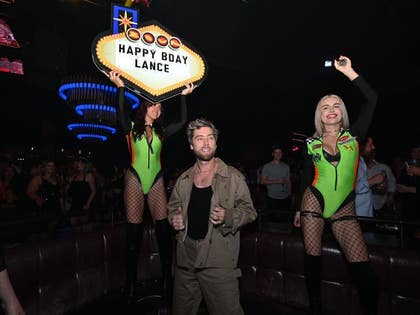 Lance Bass Celebrates Birthday Weekend in Vegas With Nelly 1