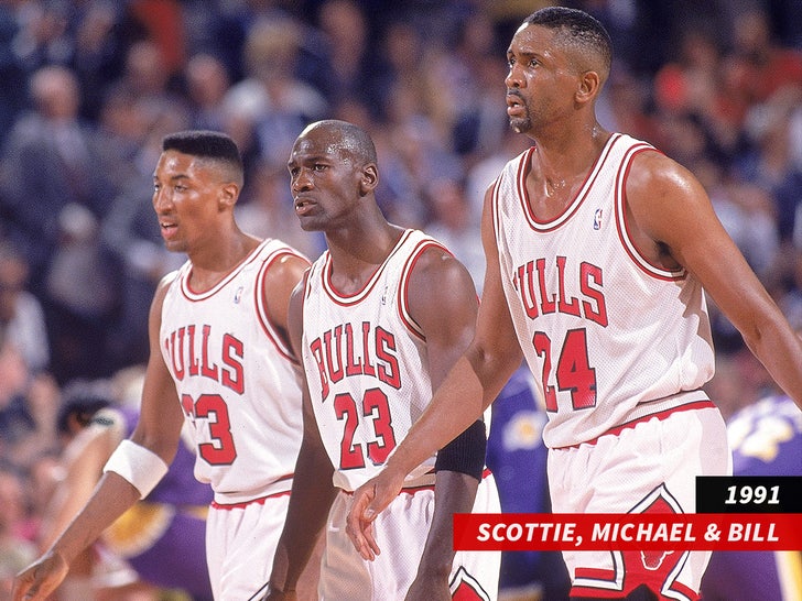 Scottie Pippen Michael Jordan Bill Cartwright Sub Getty Swipe