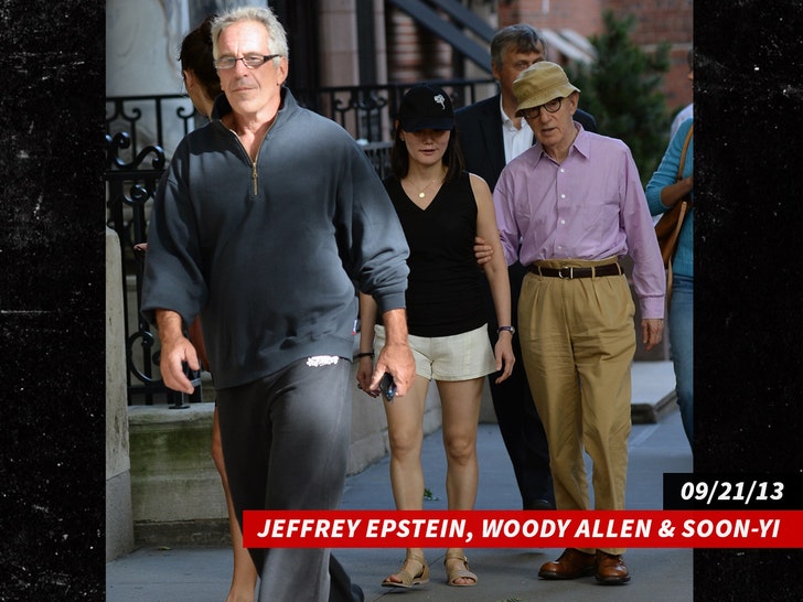 Jeffi Epstein Woody Allen logo abalou Yi