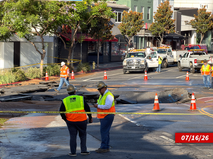 sub west hollywood water break flooding getty