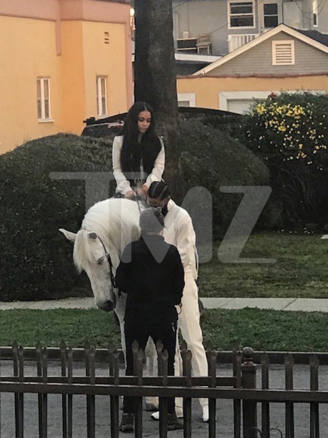 The Divah Filez - #congratulations Lauren London said yes to Nipsey Hussle,  and then she said yes to climbing on a horse ﻿for a super cute engagement photo  shoot with GQ!!! Nispey