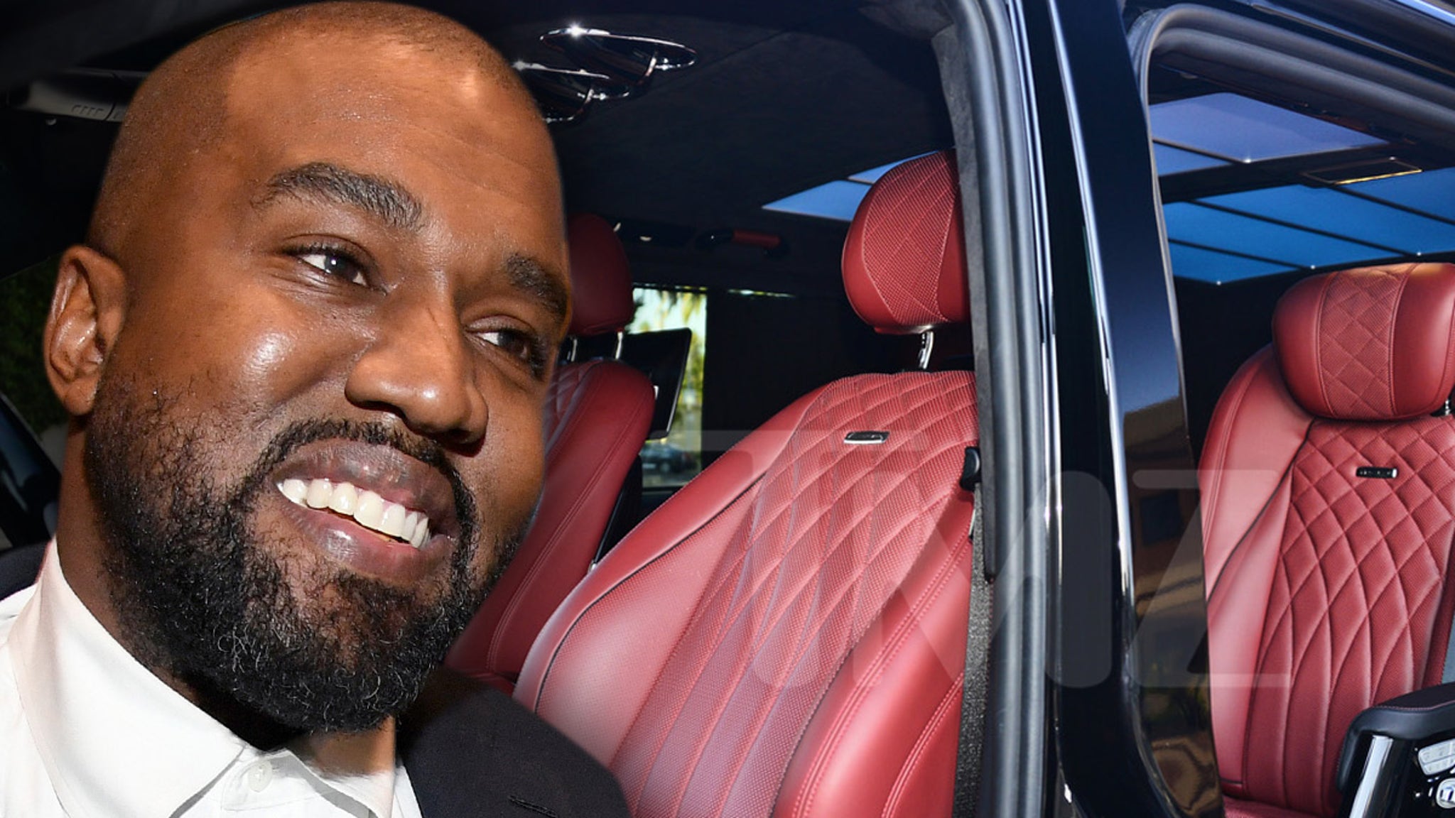 Kanye West Driving $400k Minivan Loaded with Leather Swivel Seats and TVs – TMZ