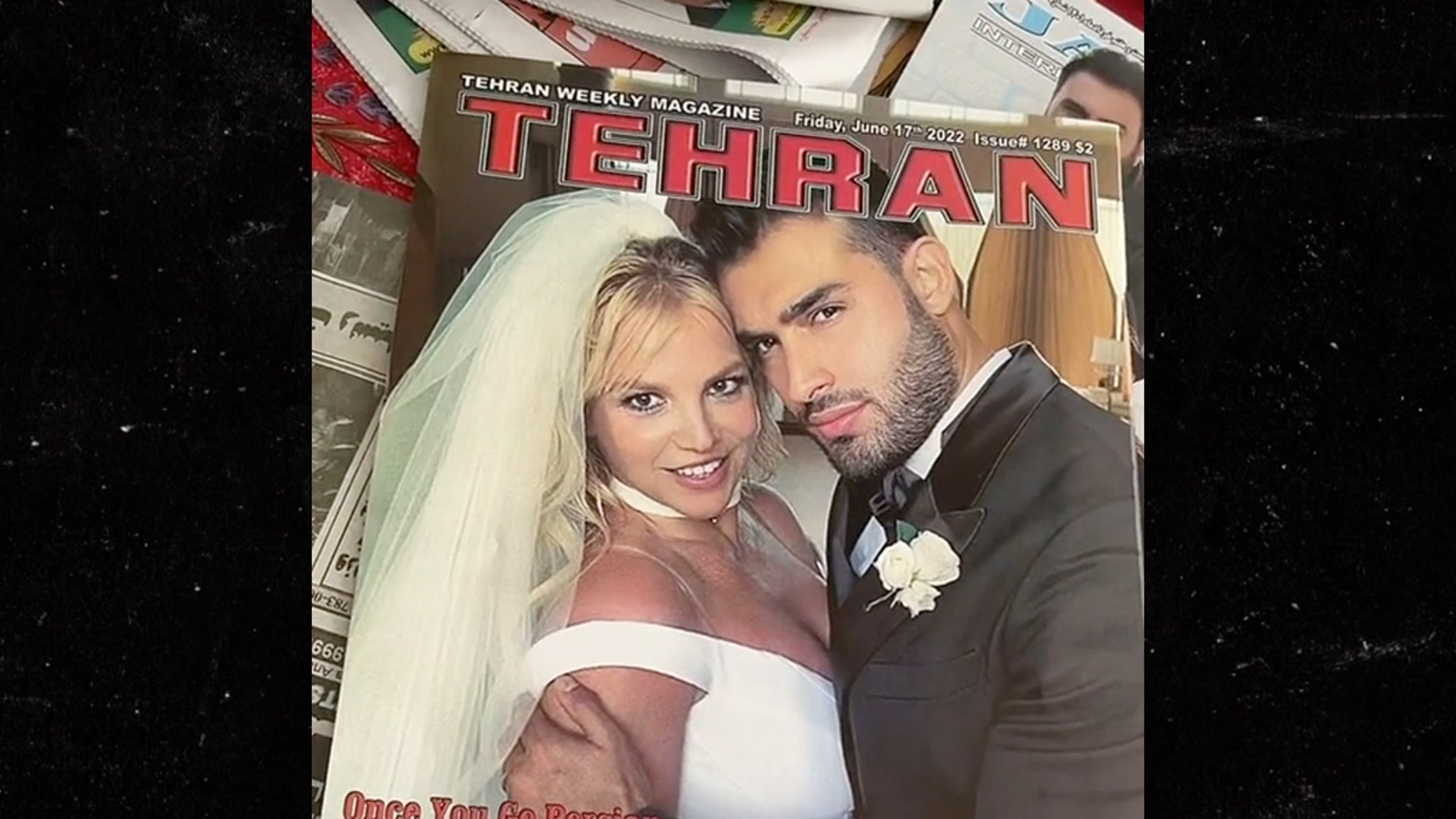 Britney Spears' Husband, Sam Asghari Celebrated in Iranian Magazine