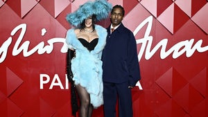 Rihanna And ASAP Rocky On The Red Carpet For The London Fashion Awards