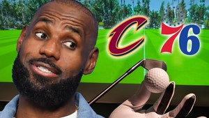 lebron james golf simulator getty comp