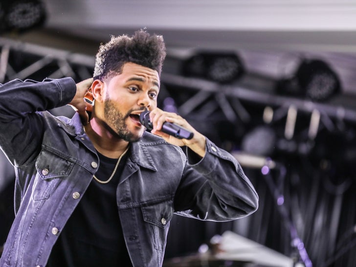 The Weeknd Performance Pics