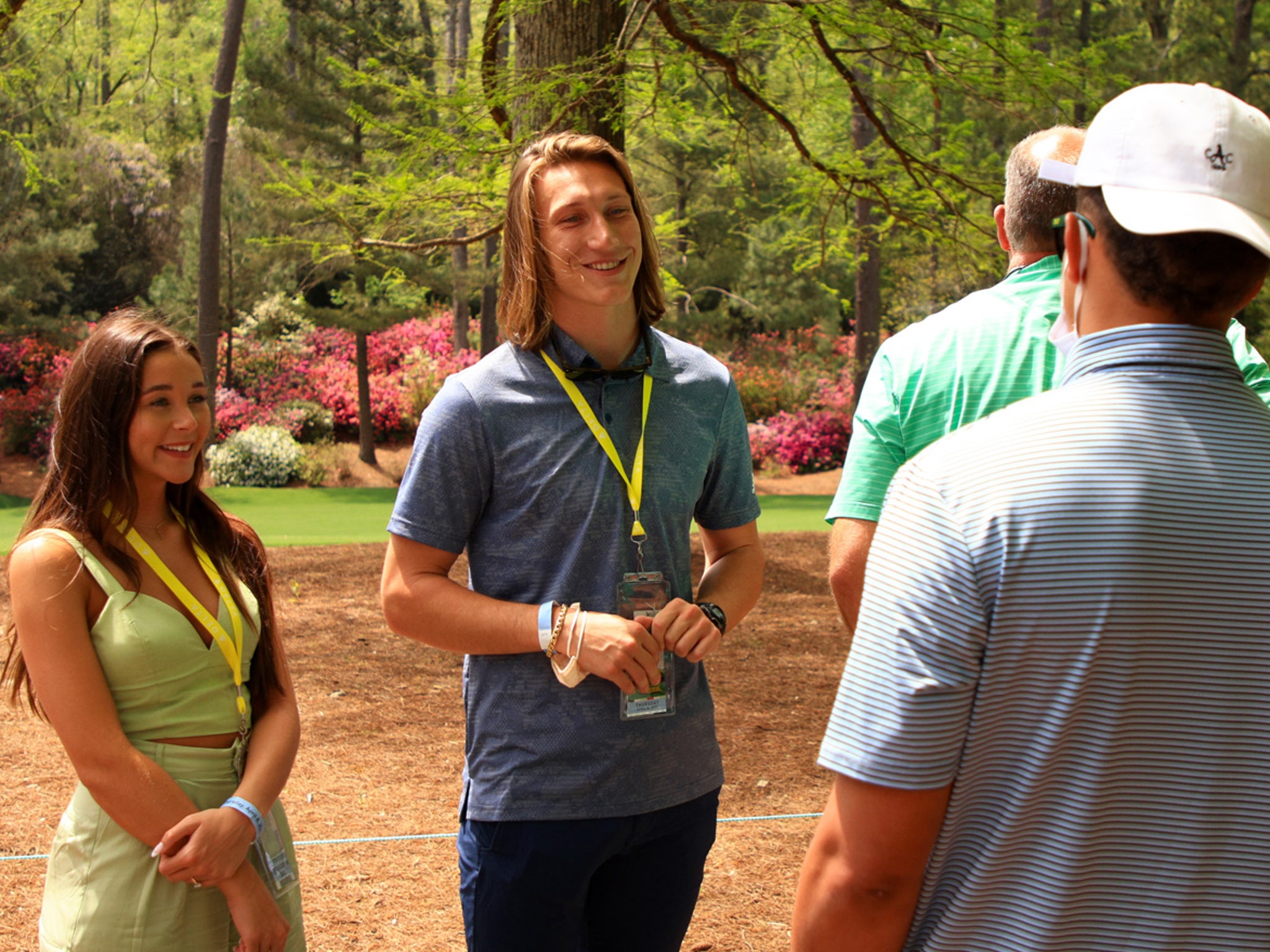 Patrick Mahomes Hangs With Trevor Lawrence At The Masters