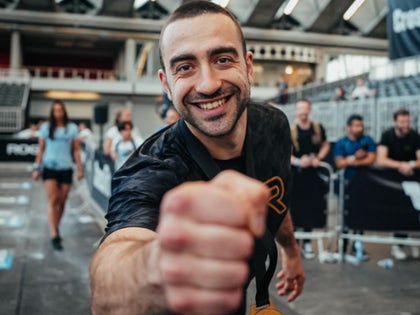 Lazar Dukic Smiling