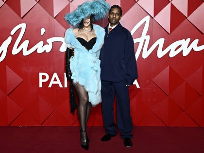 Rihanna And ASAP Rocky On The Red Carpet For The London Fashion Awards