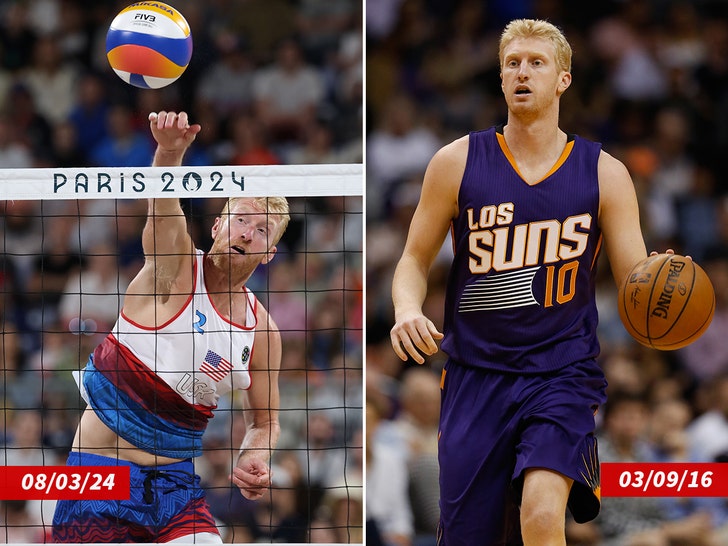 Chase Budinger vollyball nba getty