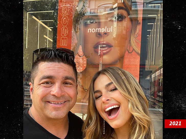 Addison Rae y papá Monty López Insta 1