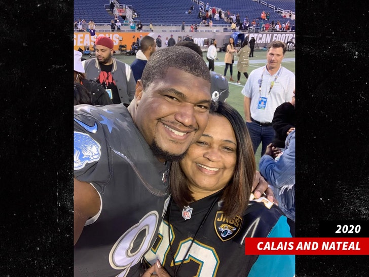 Calais Campbell and mom insta 1
