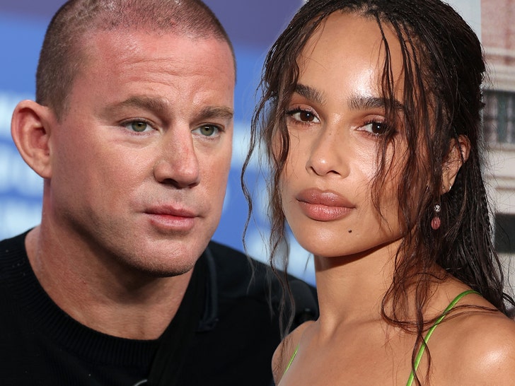 Channing Tatum and Zoe kravitz getty