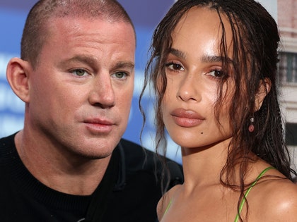 Channing Tatum and Zoe kravitz getty