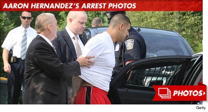 Aaron Hernandez's Arrest Photos