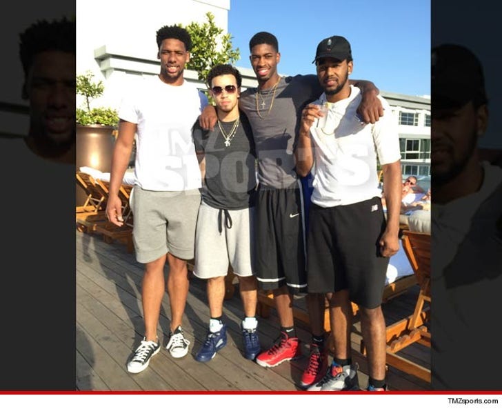 Jahlil Okafor -- Runnin Thru L A With His Woes :: 0608-duke-players-tmz-sports-4