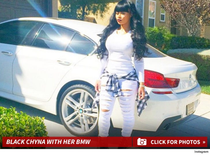 Blac Chyna With Her BMW