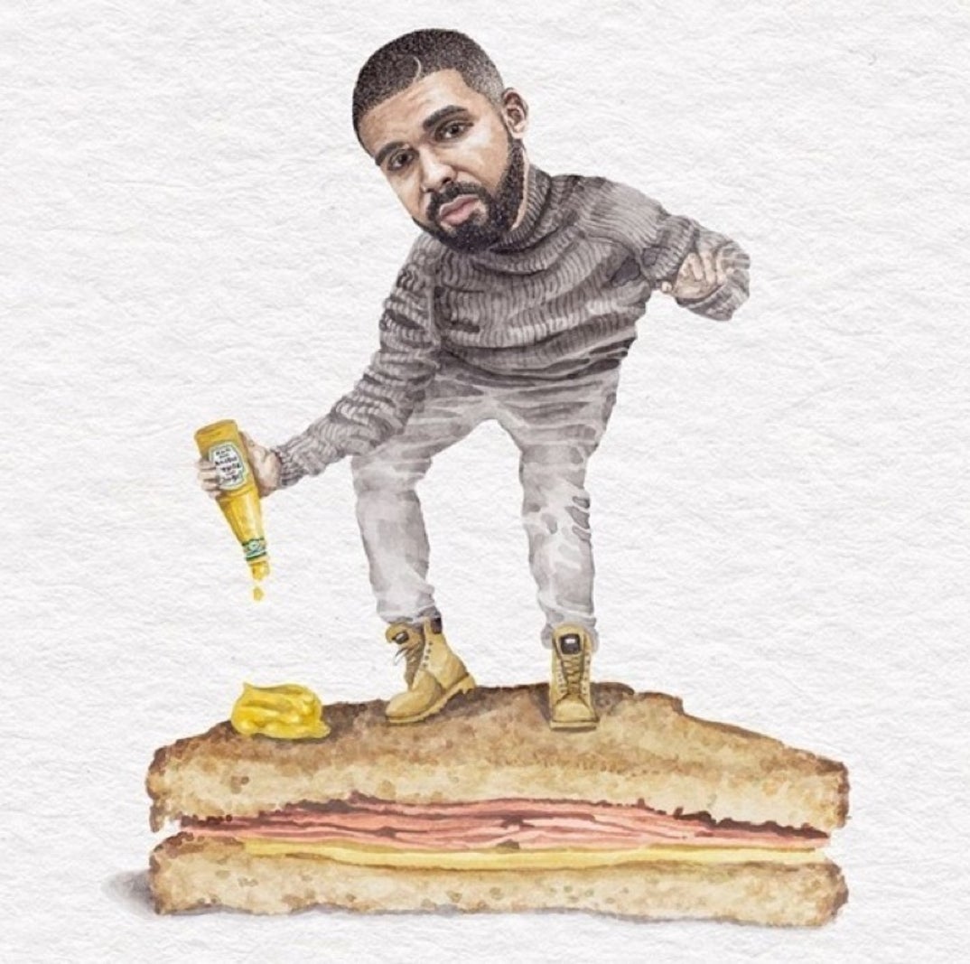 Instagram's Celebs on Sandwiches