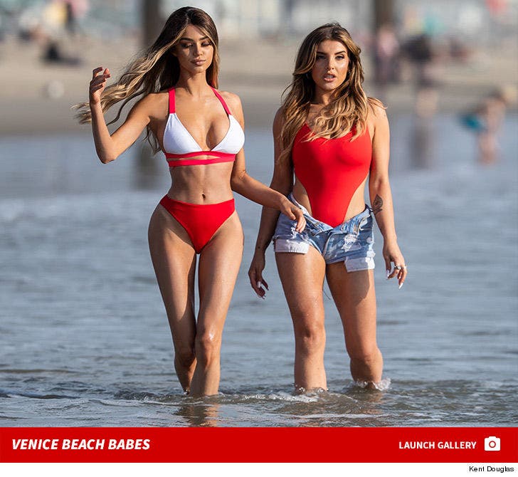Kristen Hancher and Hana Giraldo -- Venice Beach Babes
