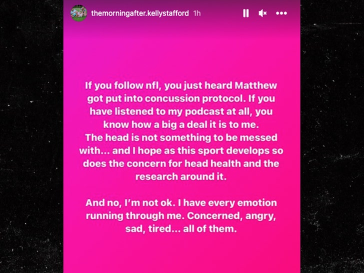 Matthew Stafford's wife, Kelly, gives update on health situation