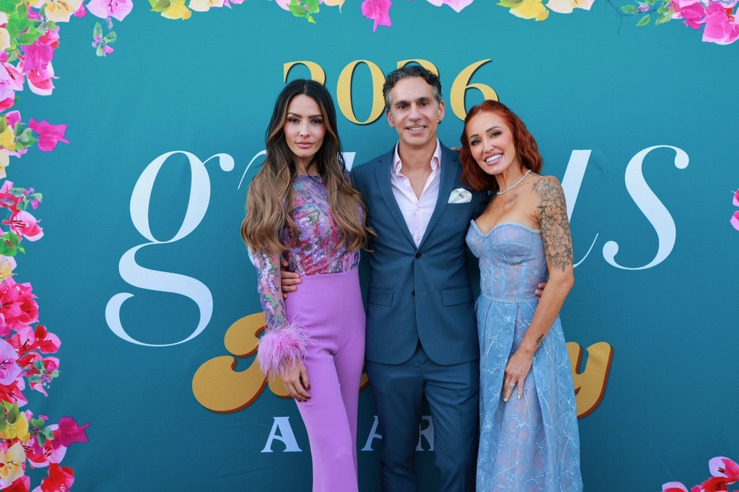 Beverly Hills top plastic surgeon Dr Michael K Newman is all smiles with Selling Sunset stars Sandra Vergara and Mary Bonnet as they host the 2026 Gurus Beauty Awards at the Bloom Boom in Los Angeles.