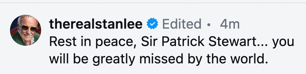 Stan Lee's social media handlers