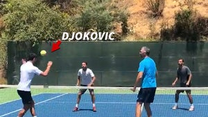 Novak Djokovic Plays Soccer Tennis, Dominates