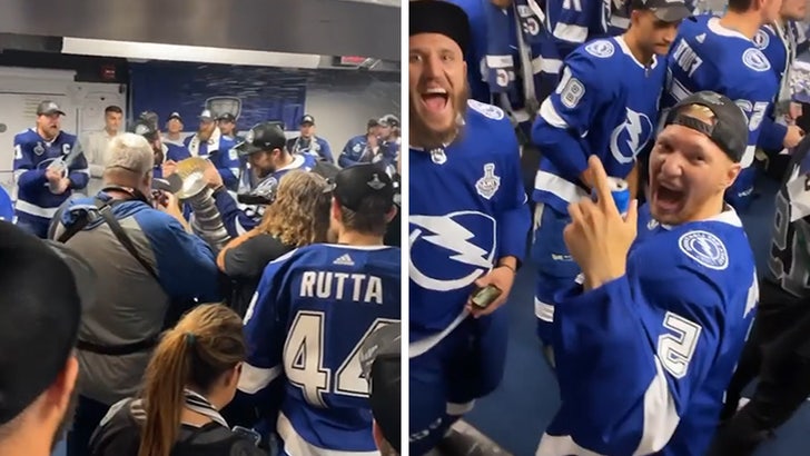 Nikita Kucherov's post-Stanley Cup press conference was a beer