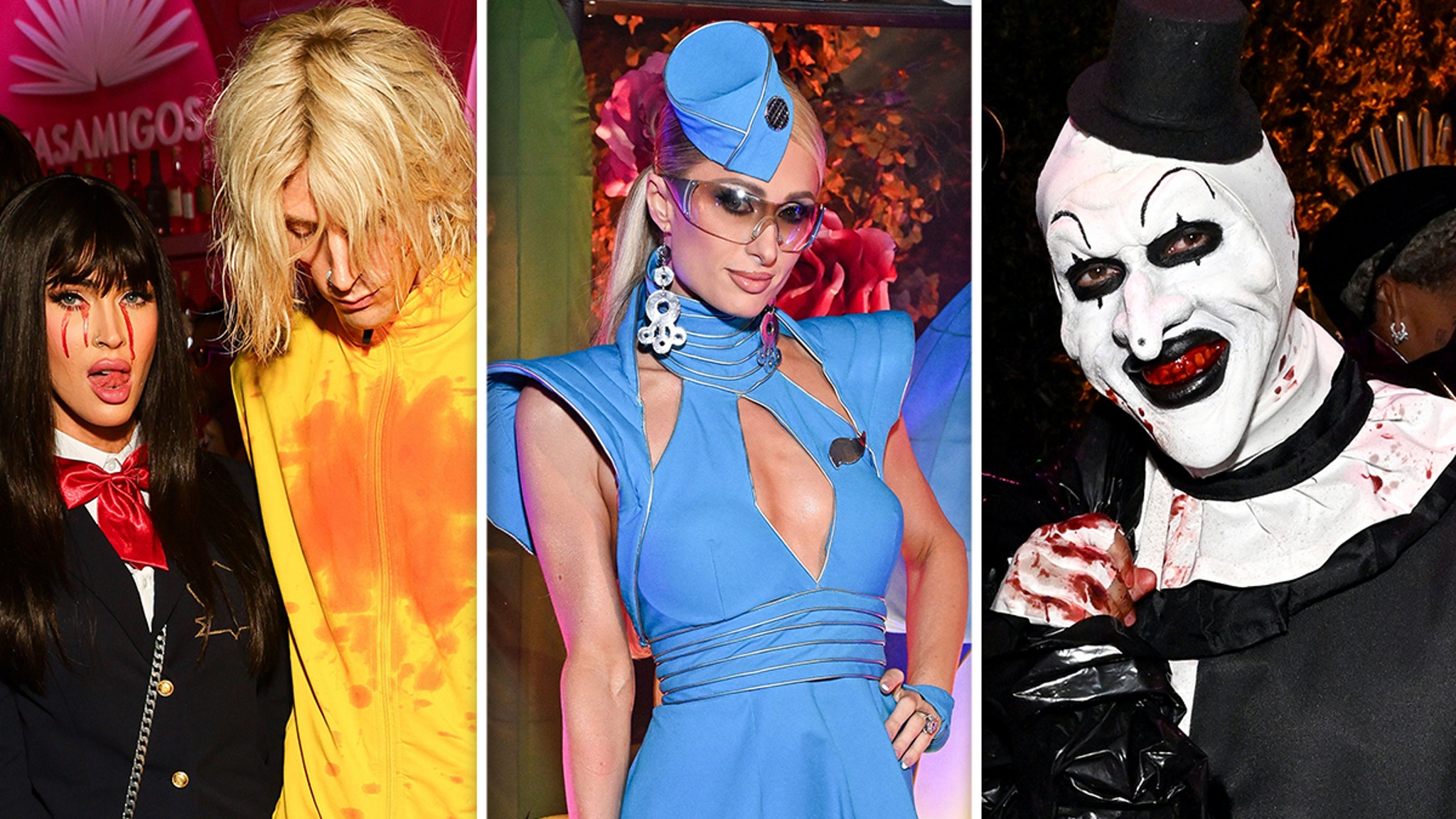 Paris Hilton indossa il costume di Britney Spears alla festa di Halloween di Casamigos