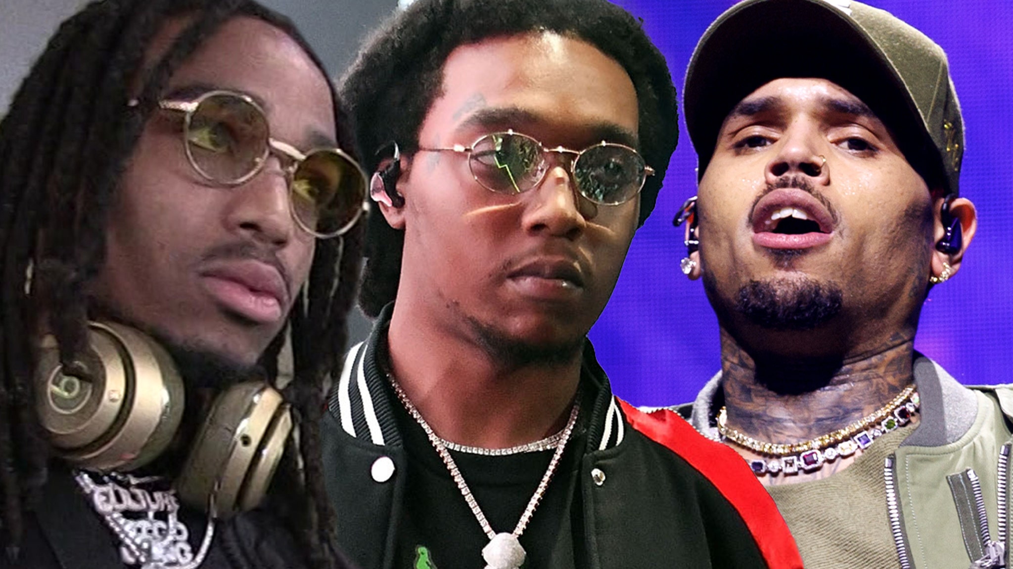 Quavo Goes Scorched Earth in Rap Rebuttal of Chris Brown and Features Takeoff