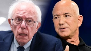 Bernie Sanders and jeff bezos getty 1