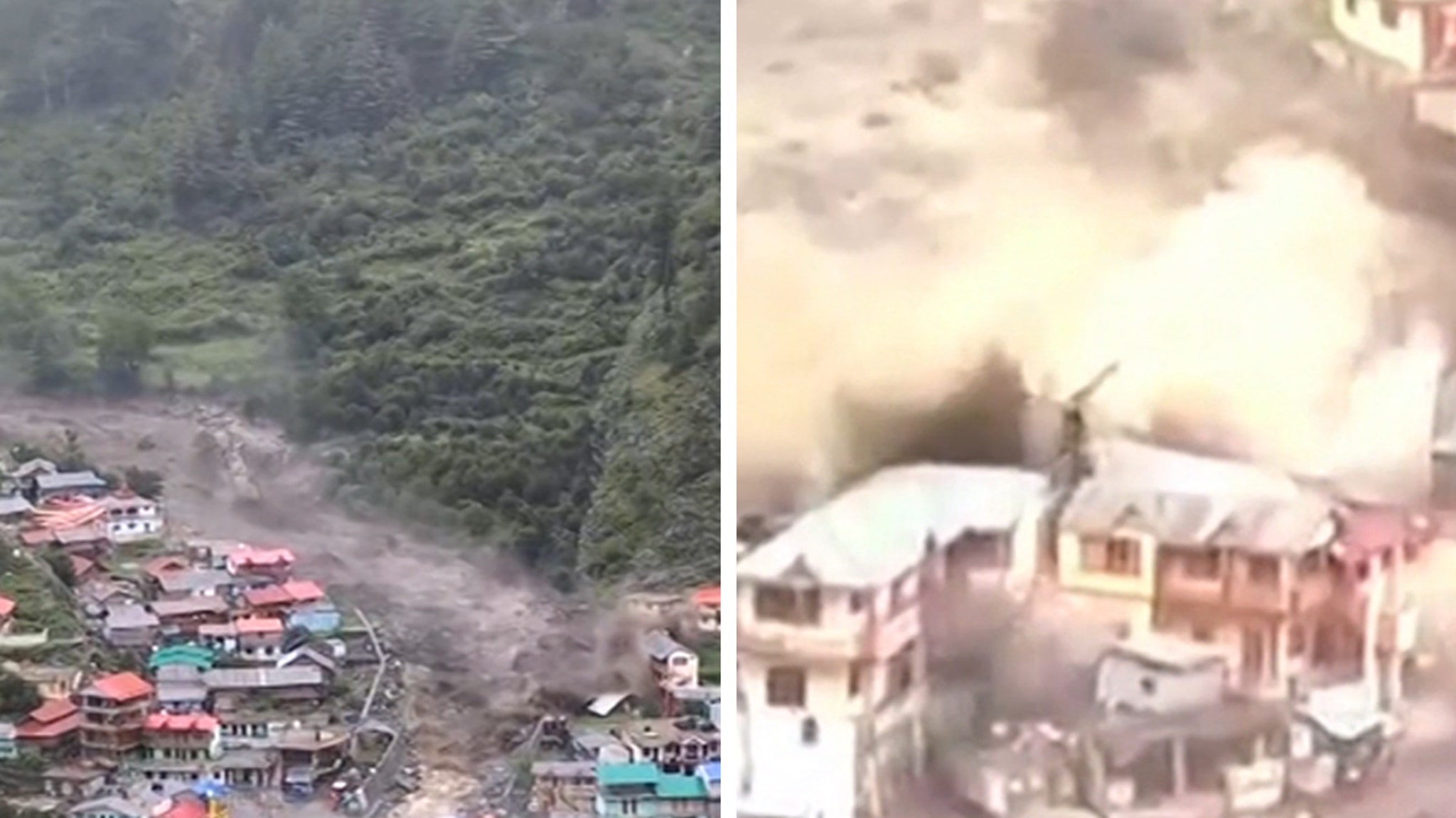 Massive Flood Wipes Out Entire Village in India in Terrifying Video, 50 Missing
