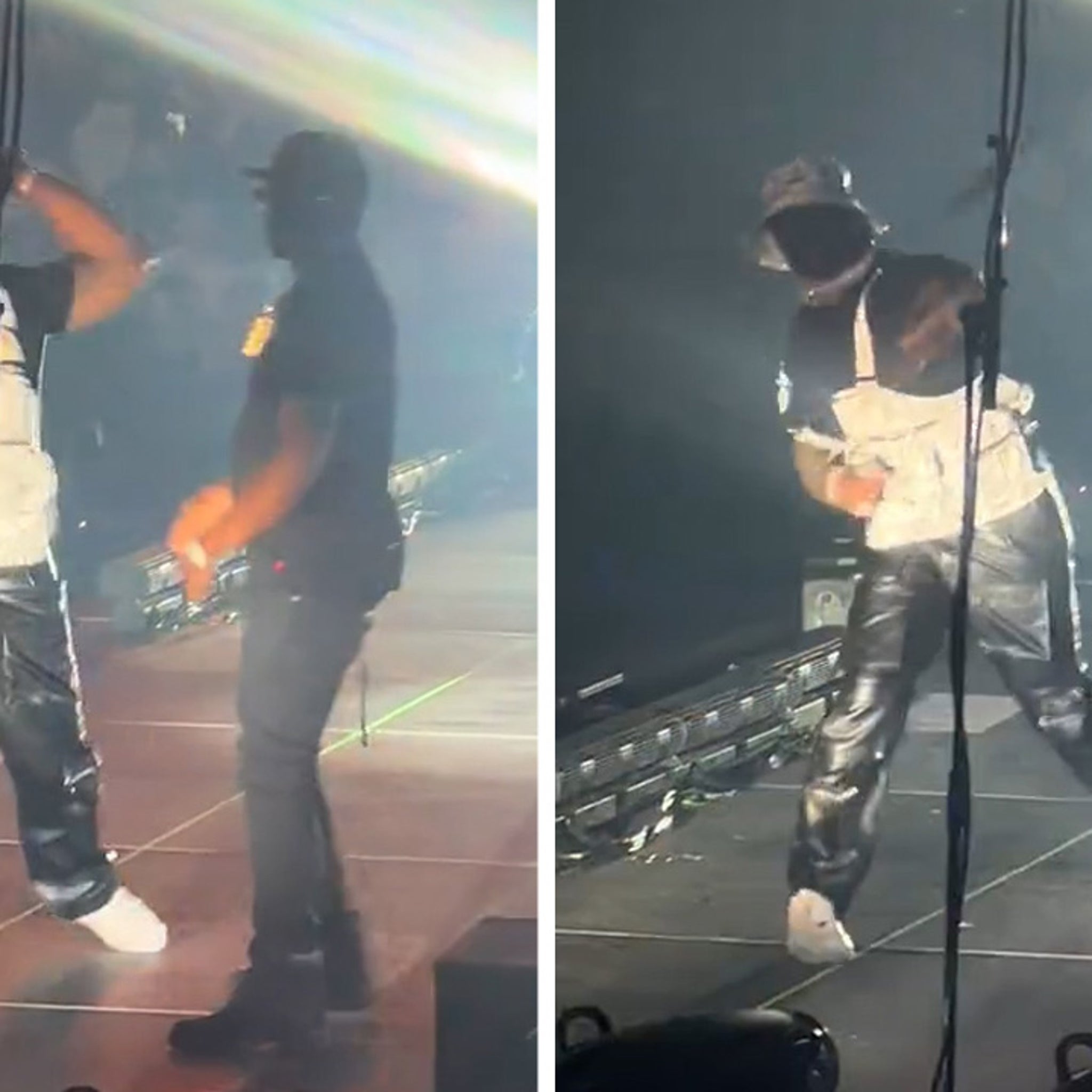 50 Cent Throws Mic in Frustration During L.A. Concert, Hits Fan in Head