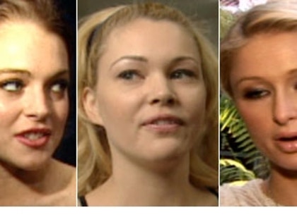 Lindsay Lohan, Shanna Moakler and Paris Hilton