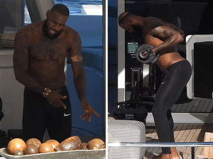 LeBron James Yacht Workout