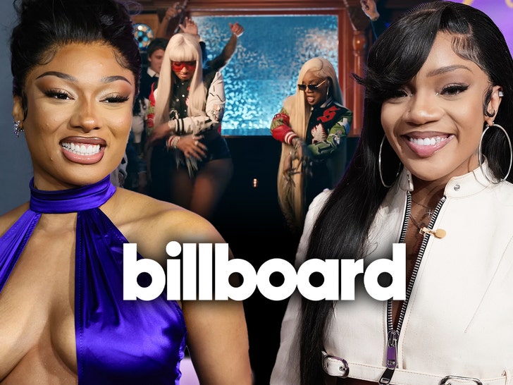 Glorilla and Megan Thee Stallion Billboard's Hottest Female Rapper Titles