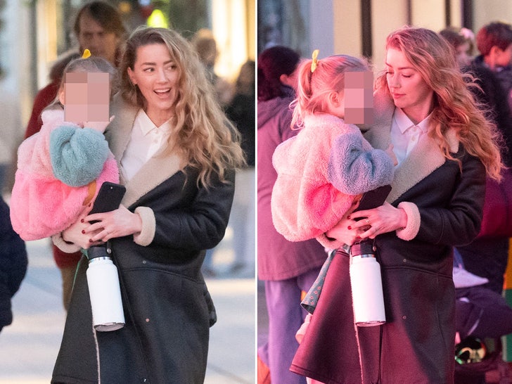 Amber Heard & Daughter