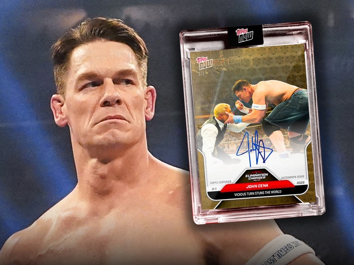 john cena topps card