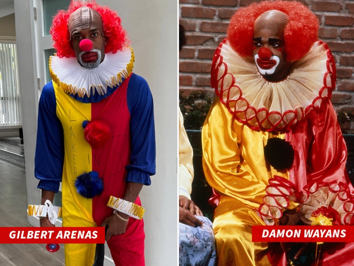 gilbert arenas damon wayans homie the clown everett