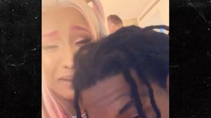 Cardi B Surprised by Offset at Rolling Loud with Kulture, Birkin Bags