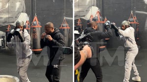 Floyd Mayweather Trains Armani White in Boxing During 'GOATED' Video Shoot