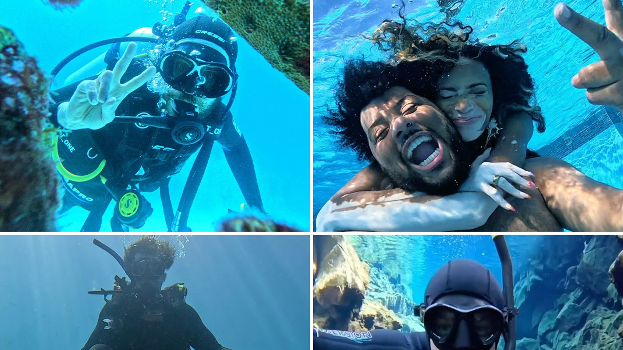 Sea-List Stars Underwater ... Beneath The Waves!