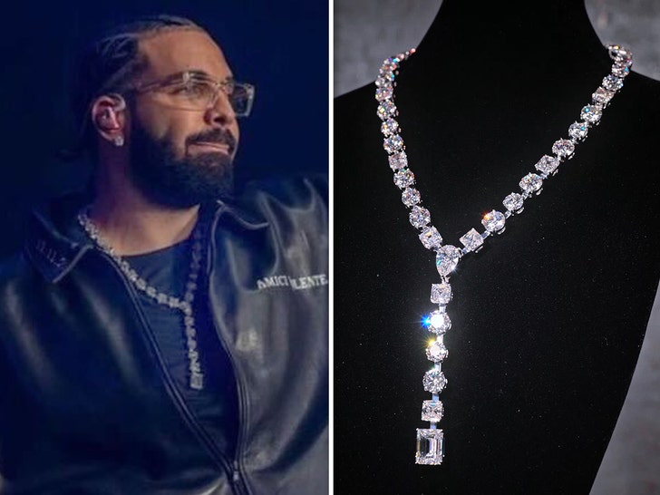 Drake Will get Necklace with 42 Engagement Ring Diamonds for Occasions He Needed To Suggest