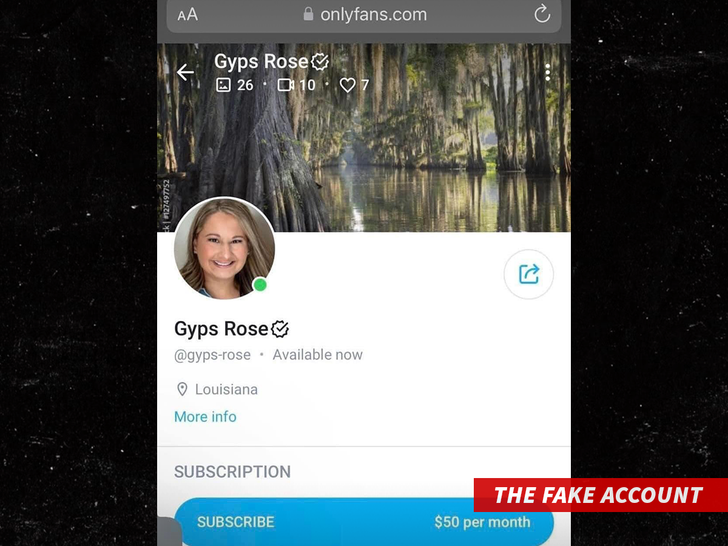 gypsy rose onlyfans The Fake Account