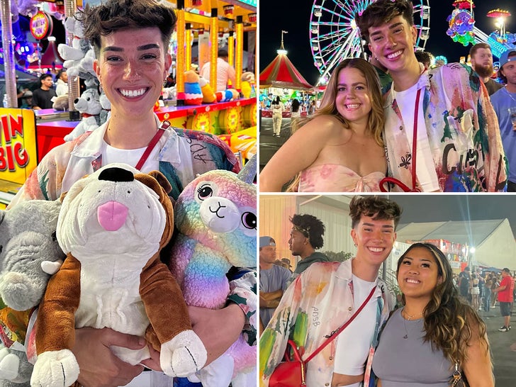 James Charles Hits The Carnival And Poses With Fans!