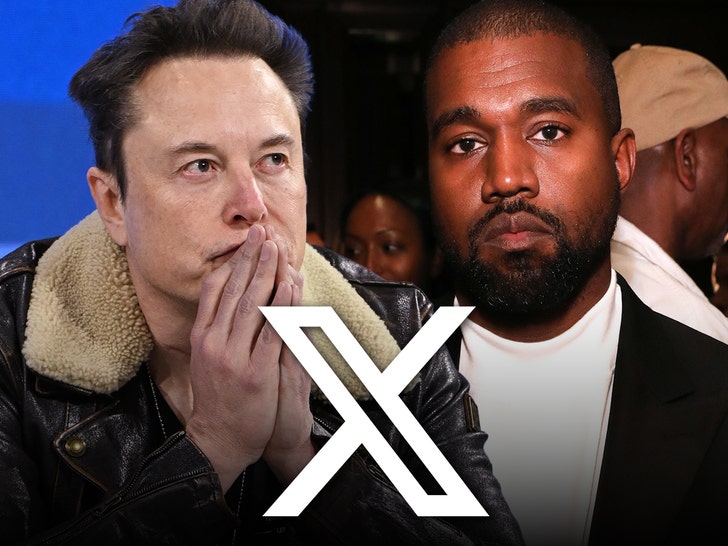 A conta X de Elon Musk censura Kanye West depois de postar pornô