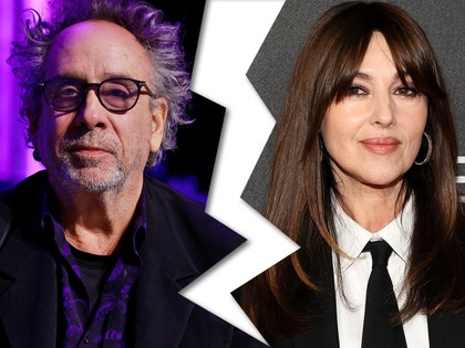 monica bellucci and tim burton getty 1