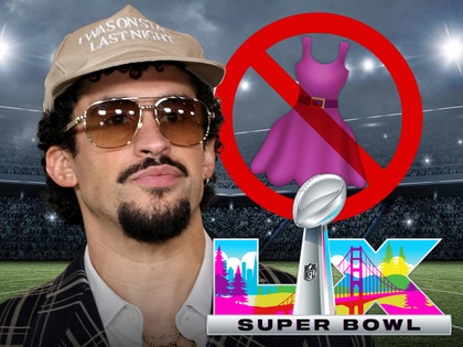 bad bunny dress superbowl main getty